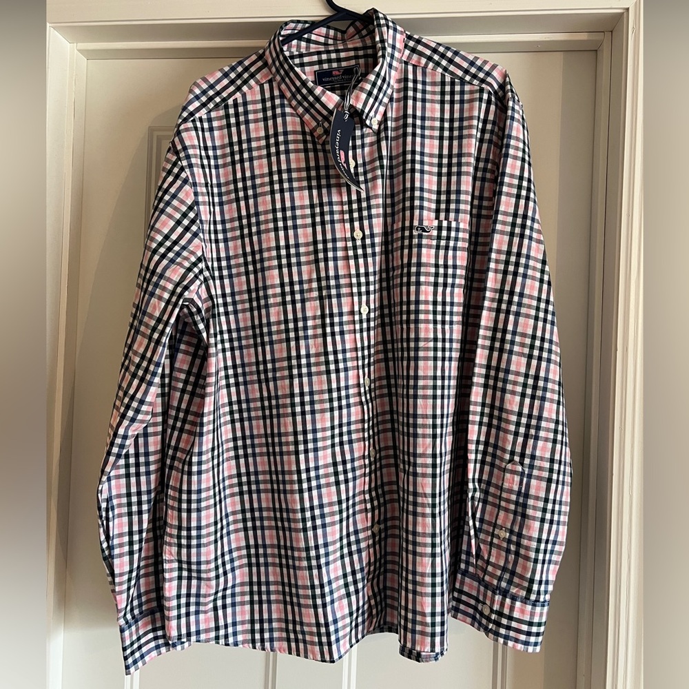 NWT Vineyard Vines Men's Plaid Shirt